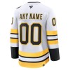 Miesten NHL Boston Bruins Pelipaita Custom 2025-26 Fanatics Premium Vieras Valkoinen